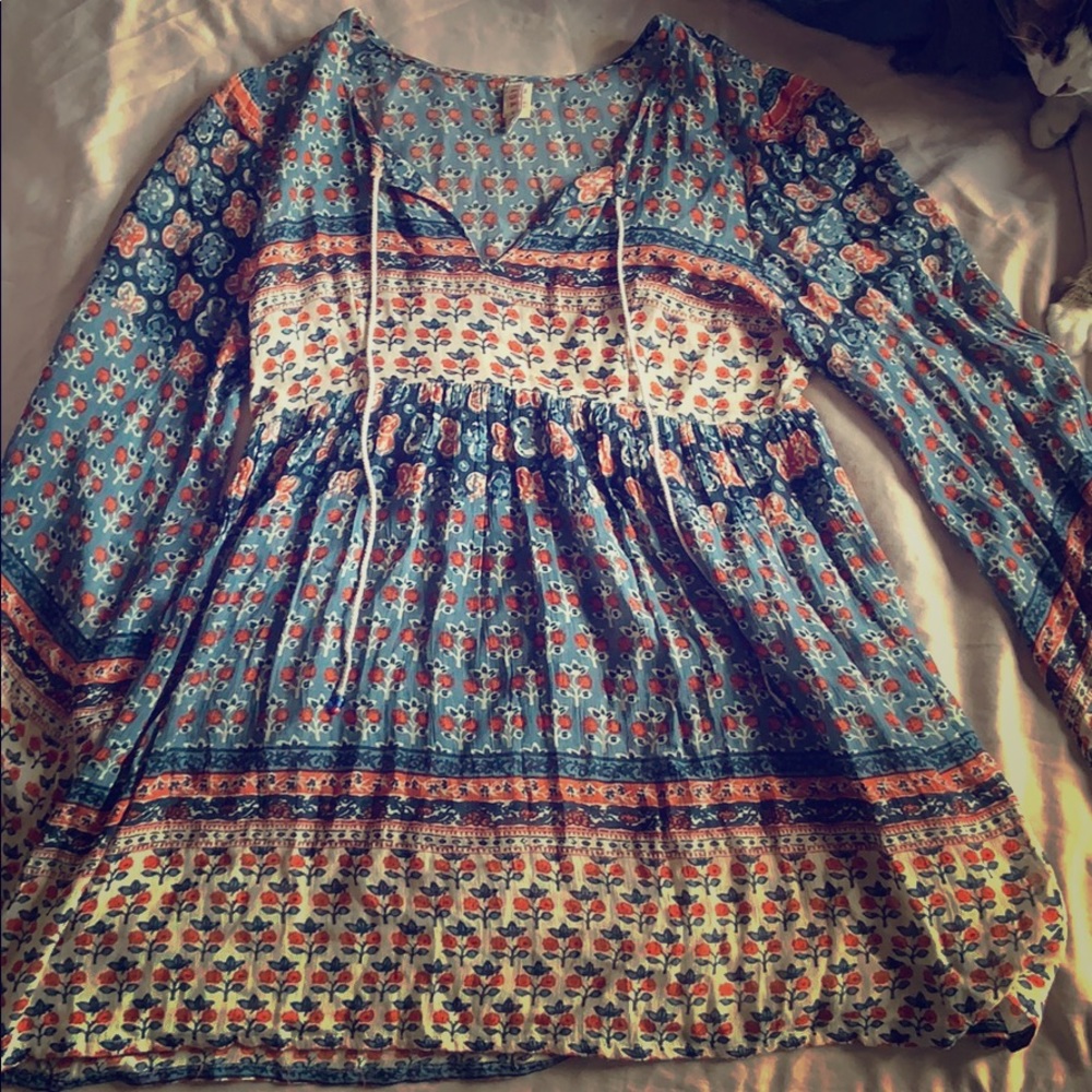 Hobo Chic Pattern Dress